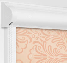 Рулонные кассетные шторы УНИ - Калипсо персиковый