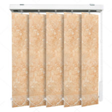 Вертикальные тканевые жалюзи Шёлк персиковый 4110