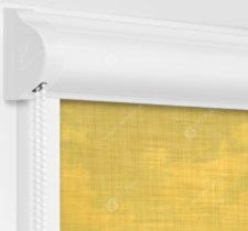 Рулонные кассетные шторы УНИ - Анже горчичный