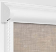 Рулонные кассетные шторы УНИ - Анже светло-серый