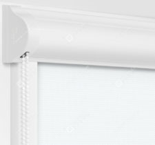 Рулонные кассетные шторы УНИ - Аруба белый